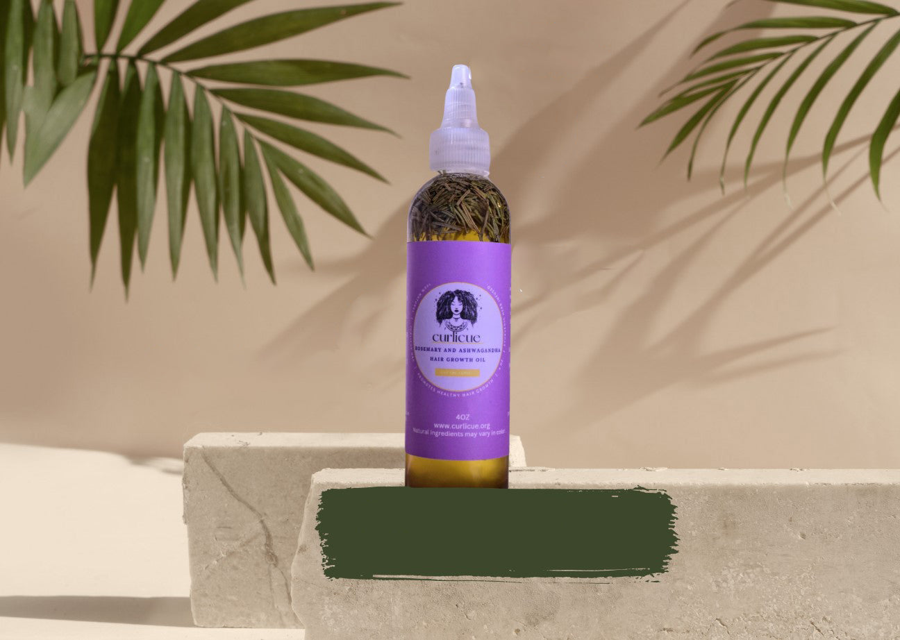 ROSEMARY AND ASHWAGANDHA HAIR GROWTH OIL.
