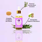 ROSEMARY+ASHWAGANDHA HAIR GROWTH OIL.