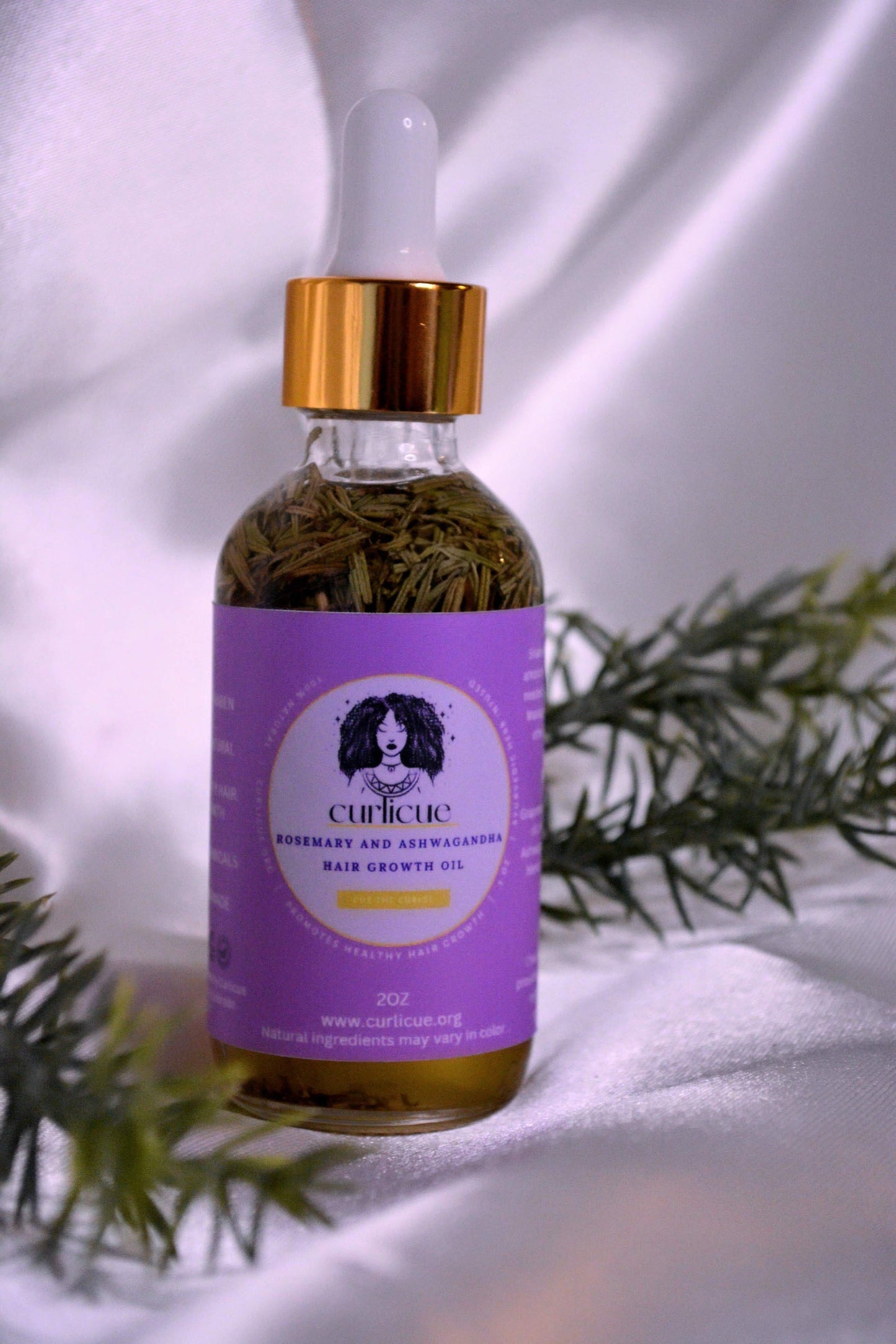 ROSEMARY AND ASHWAGANDHA HAIR GROWTH OIL.